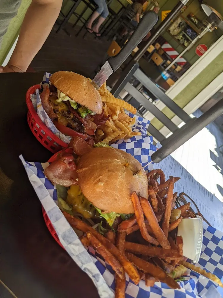 Double Avocado Bacon Cheeseburger
